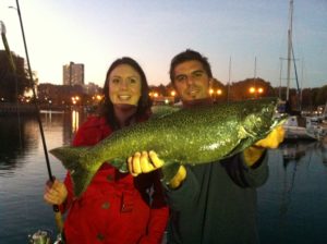 Barbra's First King Salmon