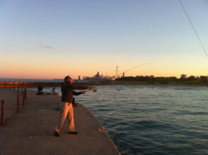 Cesar Casting at Horseshoe Harbor