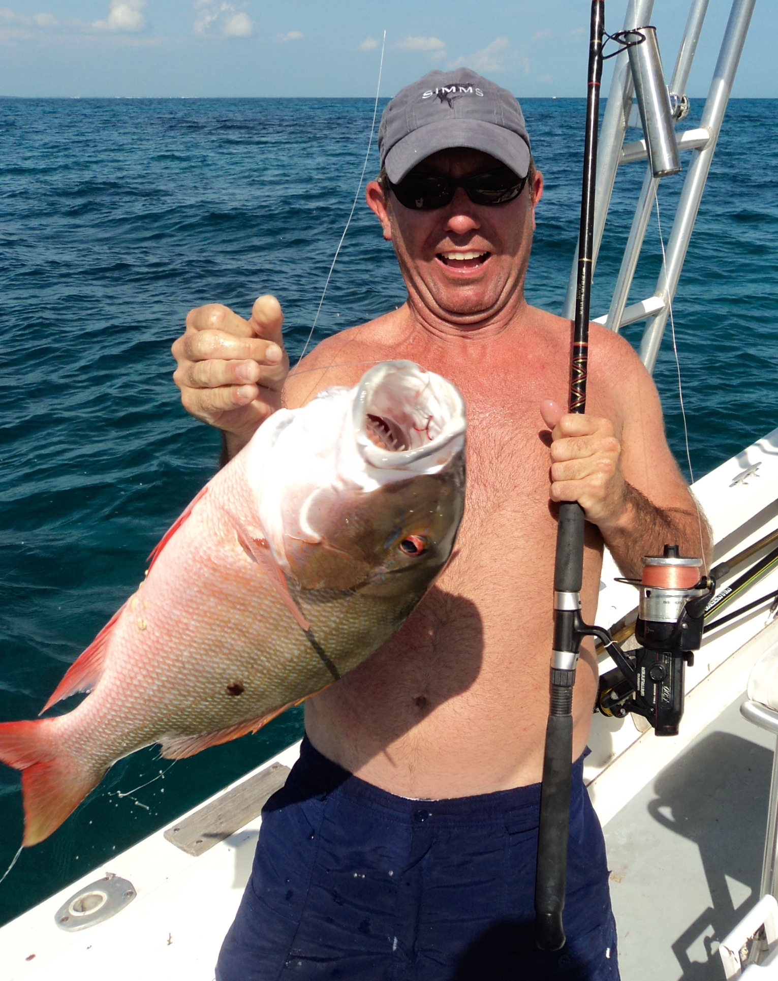 mutton snapper - bottom fishing - Key Largo - reef