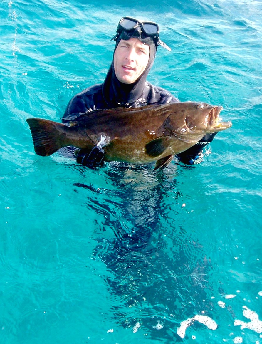 Matt with a Nice Black Grouper