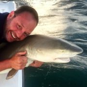 Man & Shark | Captain Dave Perkins Fishing Charter | Tavernier, FL